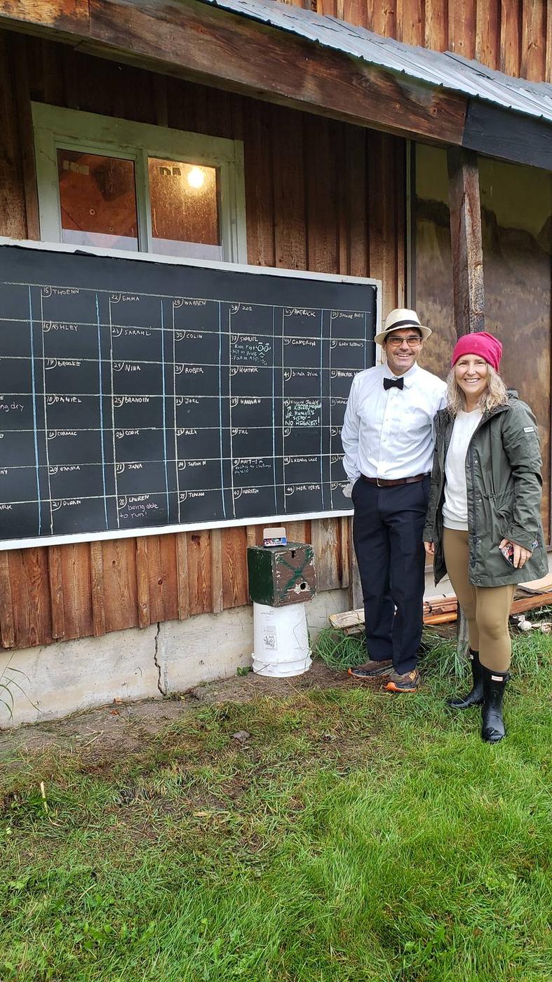 Scoreboard at the barn