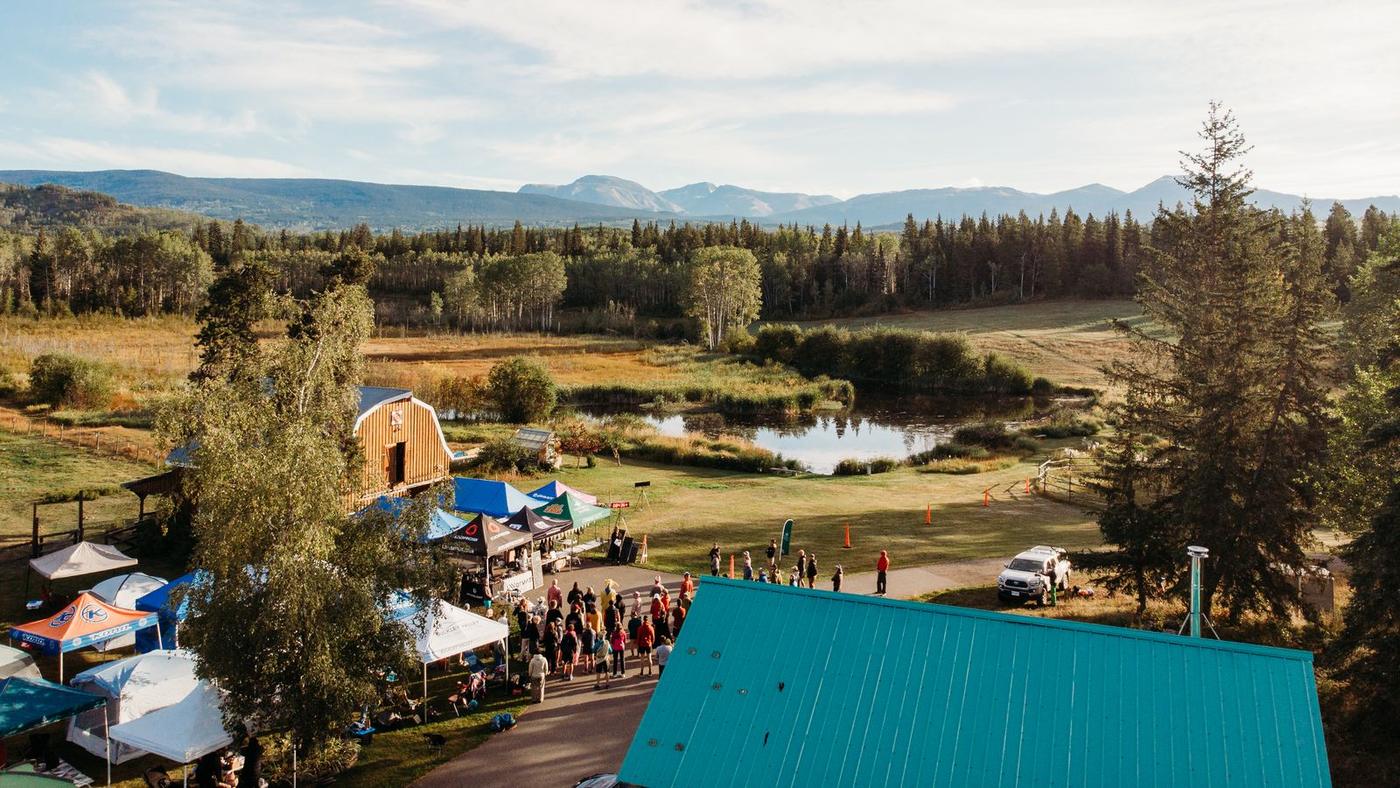Race HQ from above