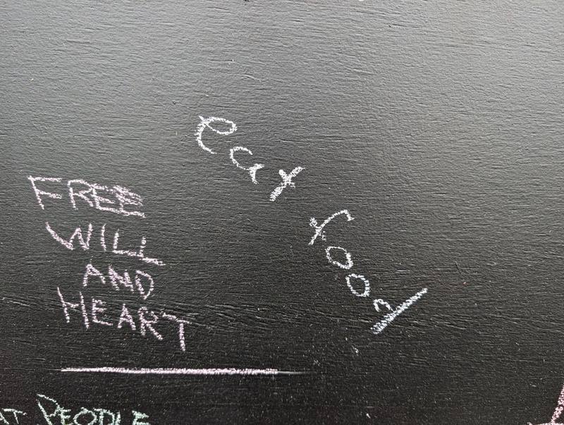 Eat food. Free will and heart